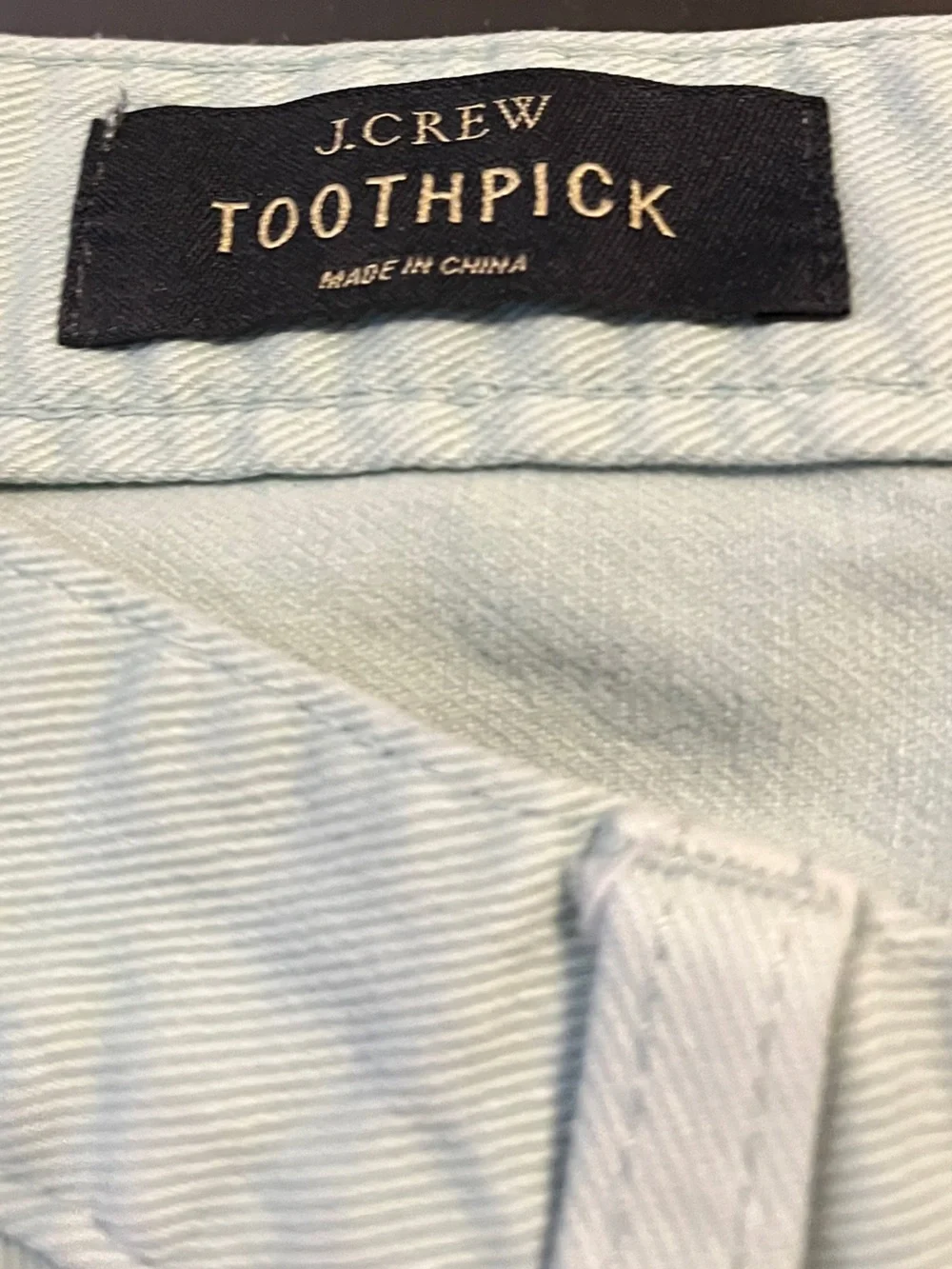 J.Crew Toothpick Jeans 28P Light Mint Skinny Ankle Denim